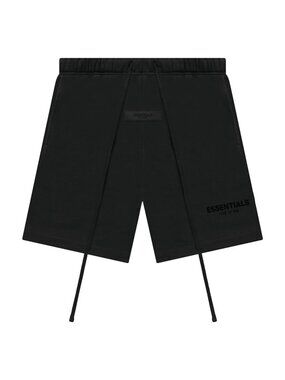 NWT Fear of God Essentials Shorts Stretch Limo Black Size X-Small